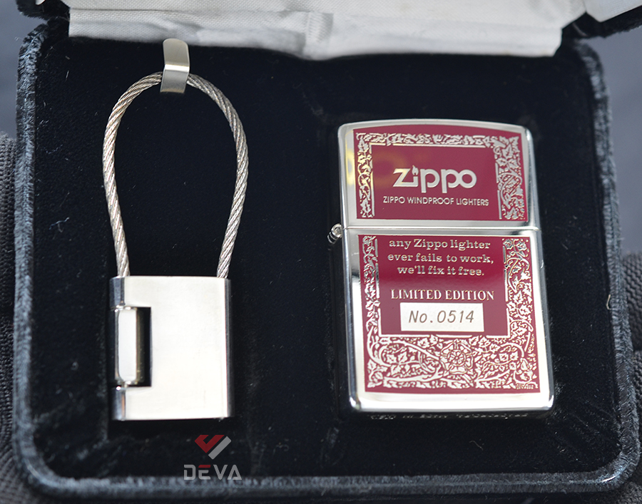 Set Zippo móc khóa sơn giới hạn C790