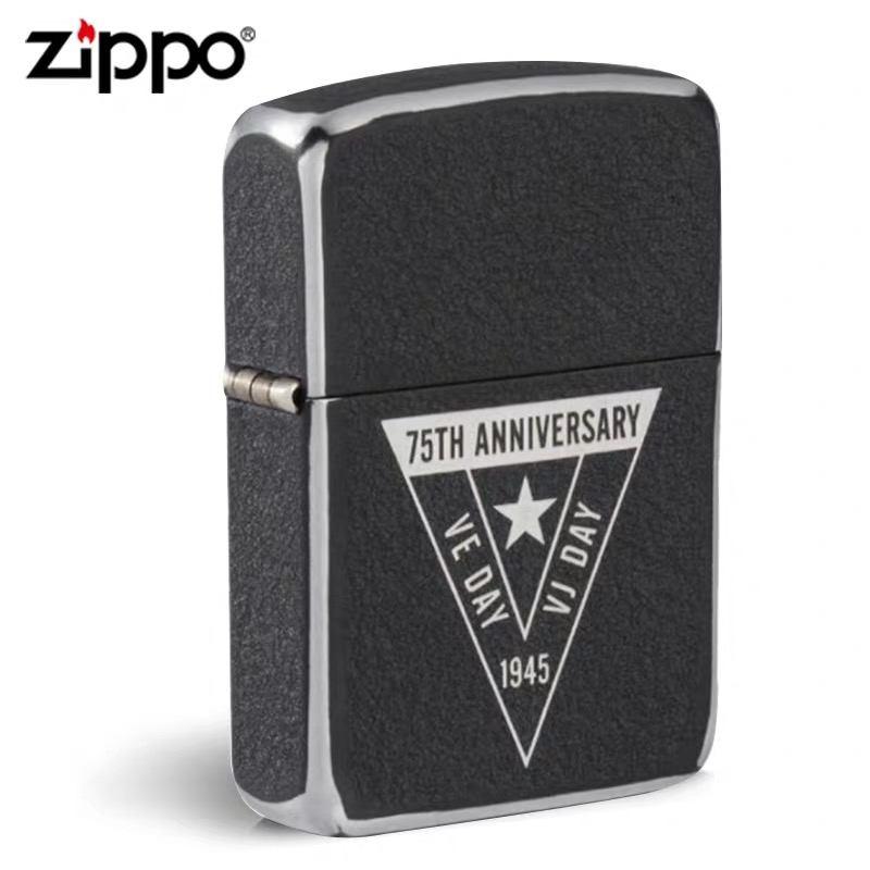 Zippo kỷ niệm 75th Europe Japan vỏ thép Z342
